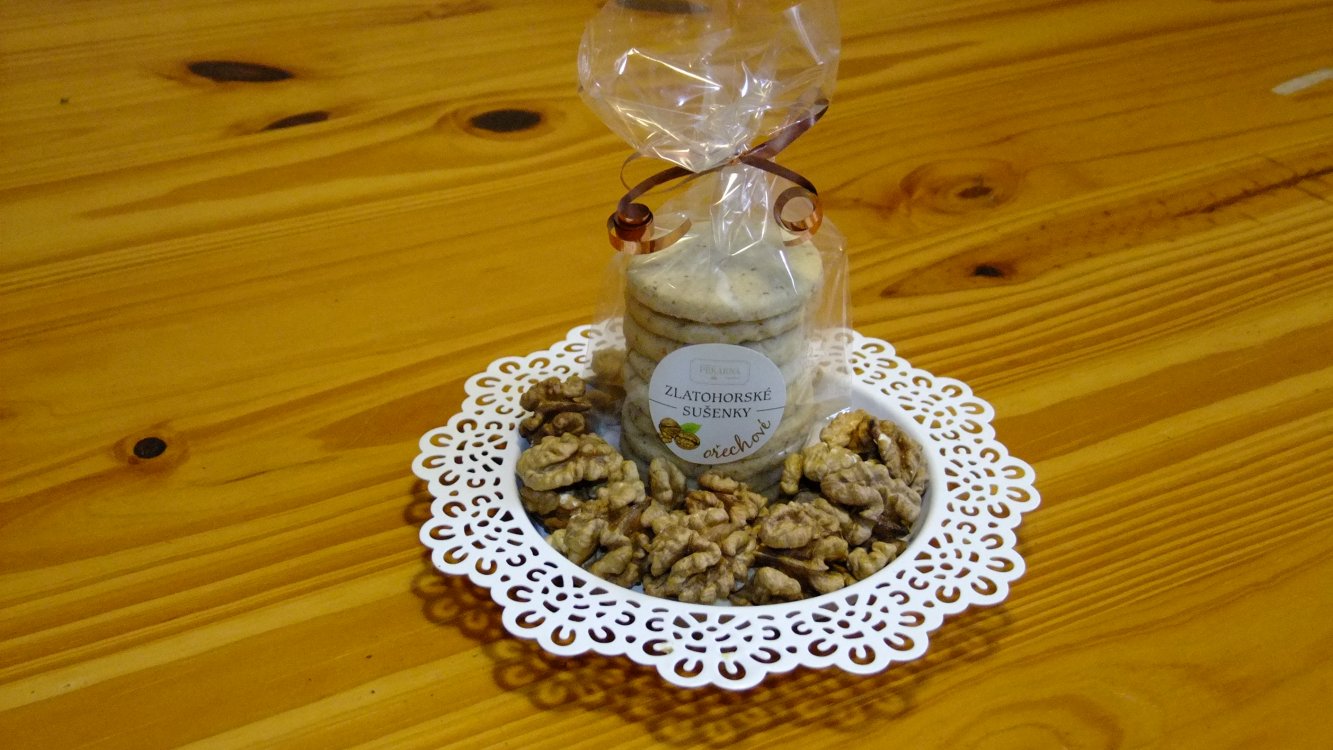Zlatohorské sušenky ořechové